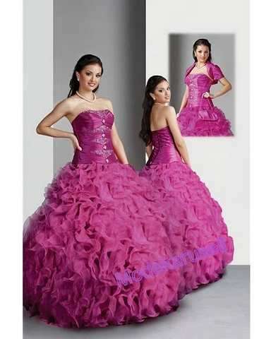 Ballkleid Brautkleid Regina in Lila Lang Gr.34 bis Gr.64